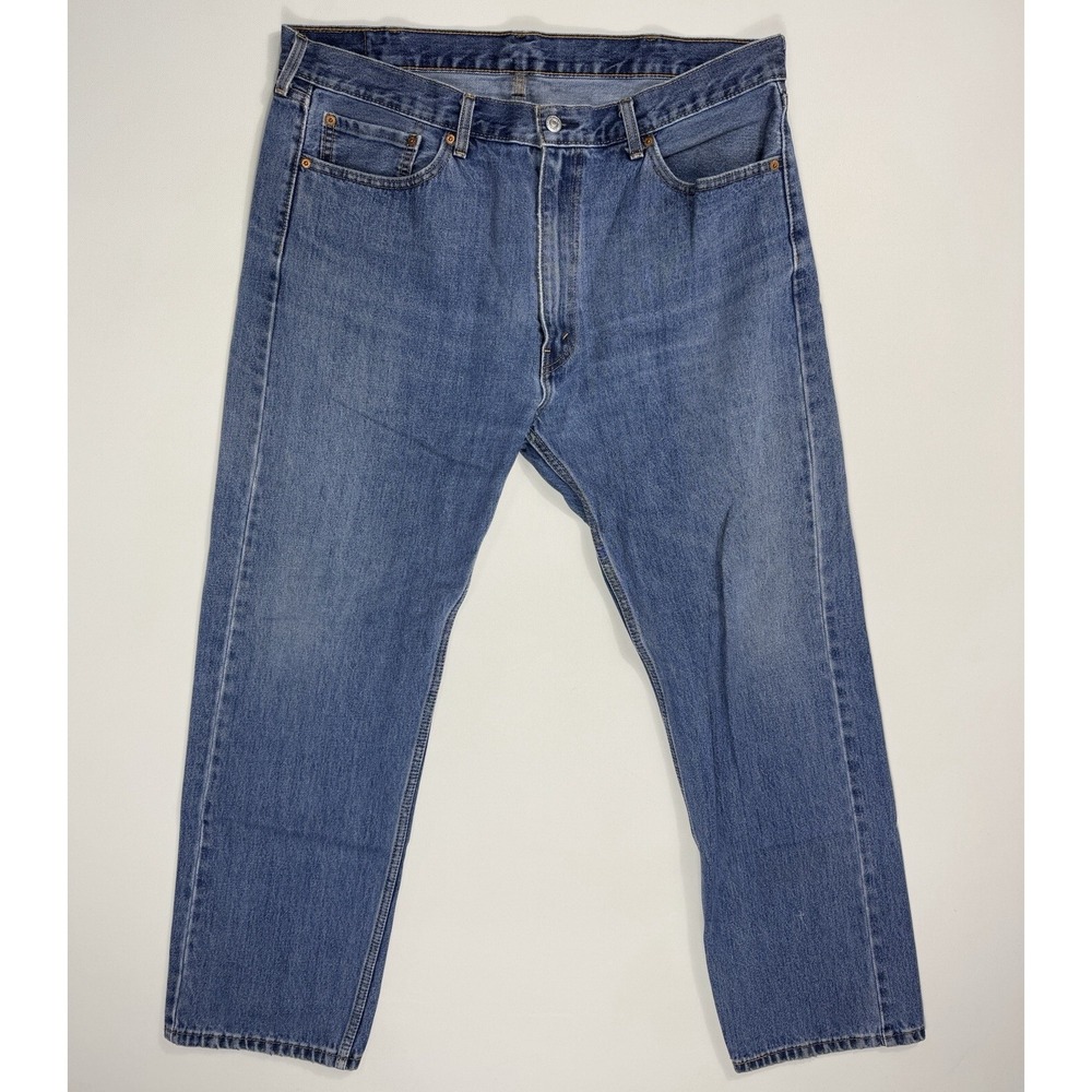 Levis 505 Mens Jeans Regular Fit Straight Leg 40x32 (40x31) Modern Work Casual